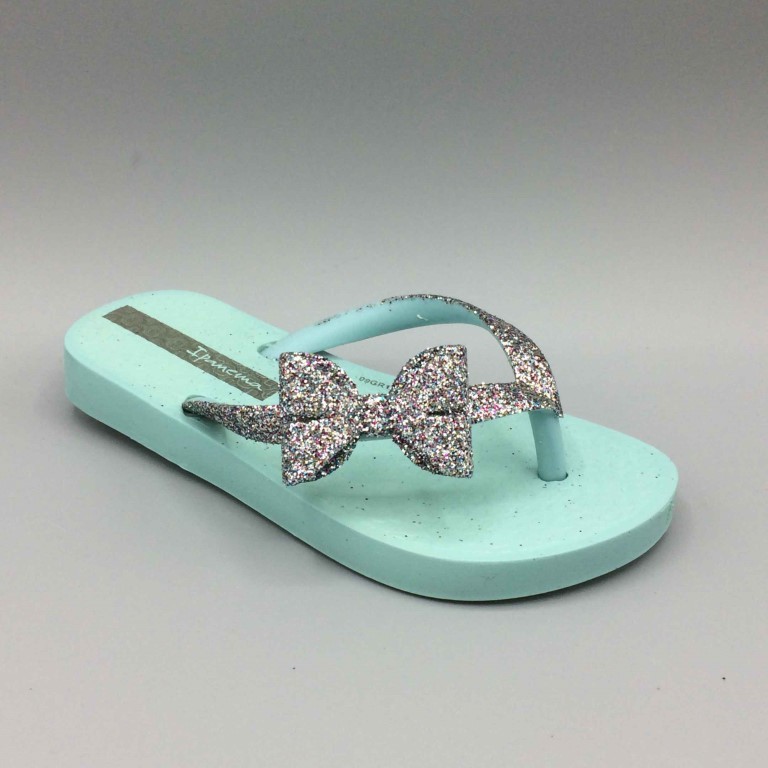 Ipanema slippers groen strik - Vermeulen Modeschoenen Dongen